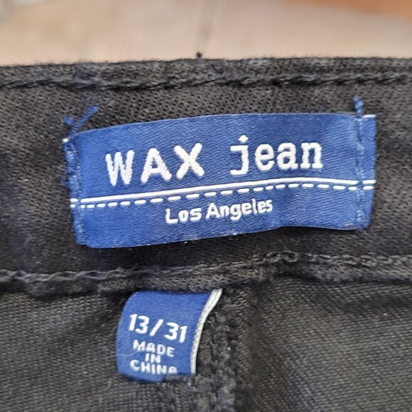 Wax Jean Collection - Black Women Distressed Stretched Jeans - Size 13/31 - Picture 13 of 15